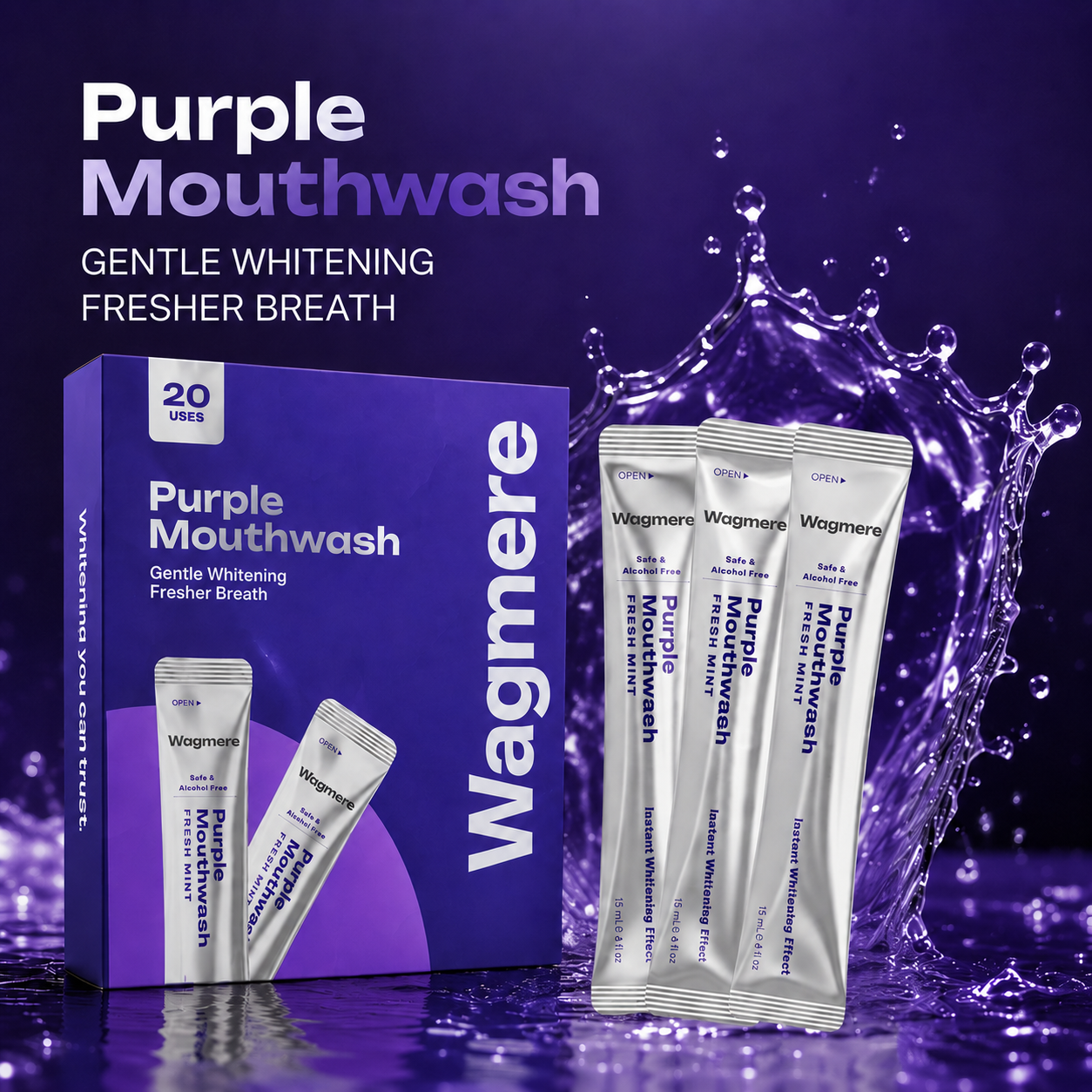 🔥LAST DAY 60% OFF Wagmere Purple Mouthwash