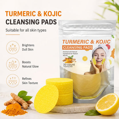 Turmeric & Kojic Acid cleansing Pads(20Pcs)