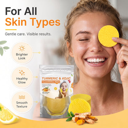 Turmeric & Kojic Acid cleansing Pads(20Pcs)