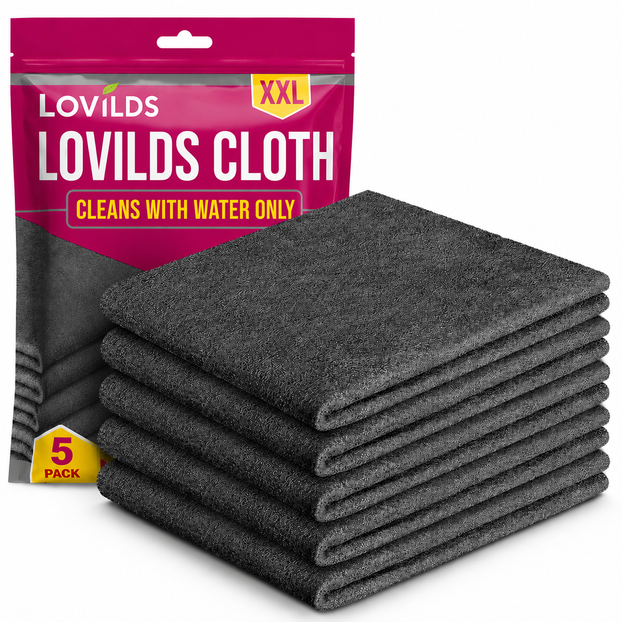LOVILDS Magic Cleaning Cloth (5-Pack)