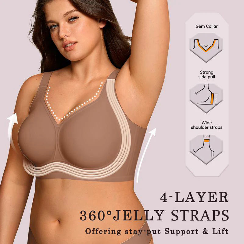 🔥LAST DAY PROMOTION - 50% OFF | Wagmere Women Jelly Bras 🌈 Wirefree Full Coverage No Underwire Everyday Bras