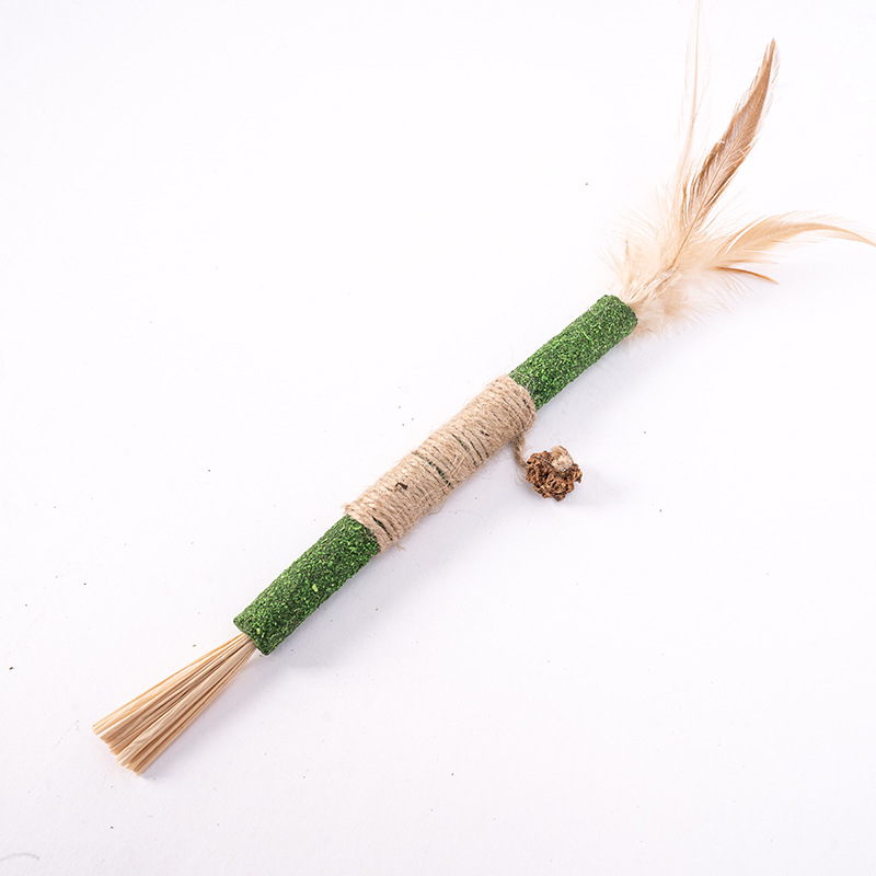 Catnip Feather Chew Stick