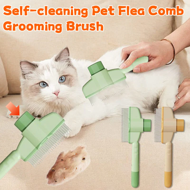 Pet Hair & Mites Everywhere? Try This Rotating Grooming Brush.