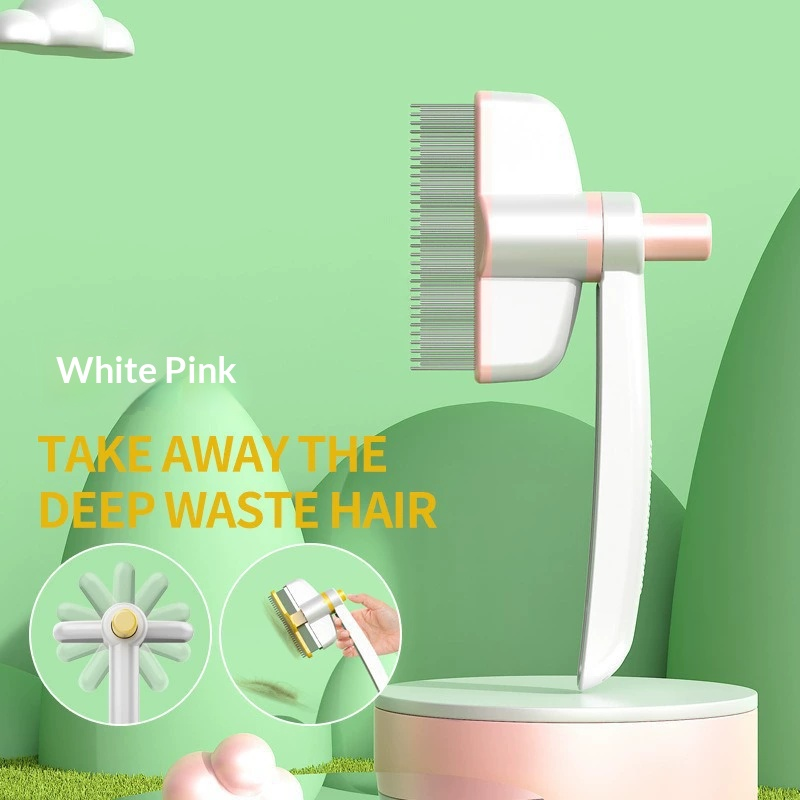 Pet Hair & Mites Everywhere? Try This Rotating Grooming Brush.