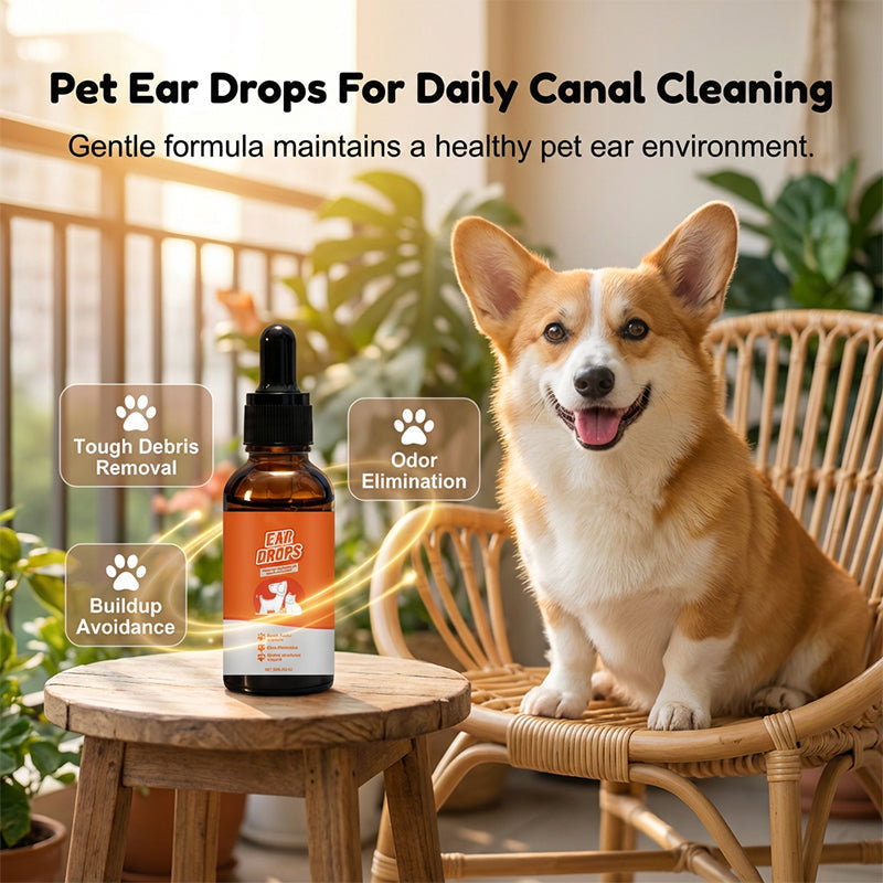 🐶🐱Natural Dog & Cat Ear Drop for Itching & Wax Build-Up