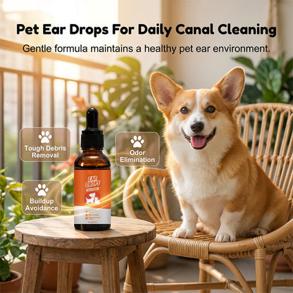 🐶🐱Natural Dog & Cat Ear Drop for Itching & Wax Build-Up