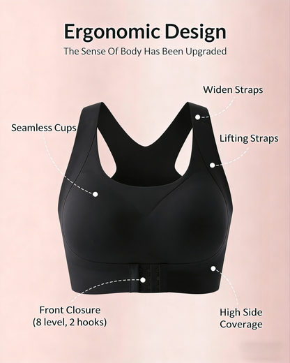 🔥LAST DAY PROMOTION - 50% OFF | Wagmere Front Closure Cross-Back Wireless Posture Bra