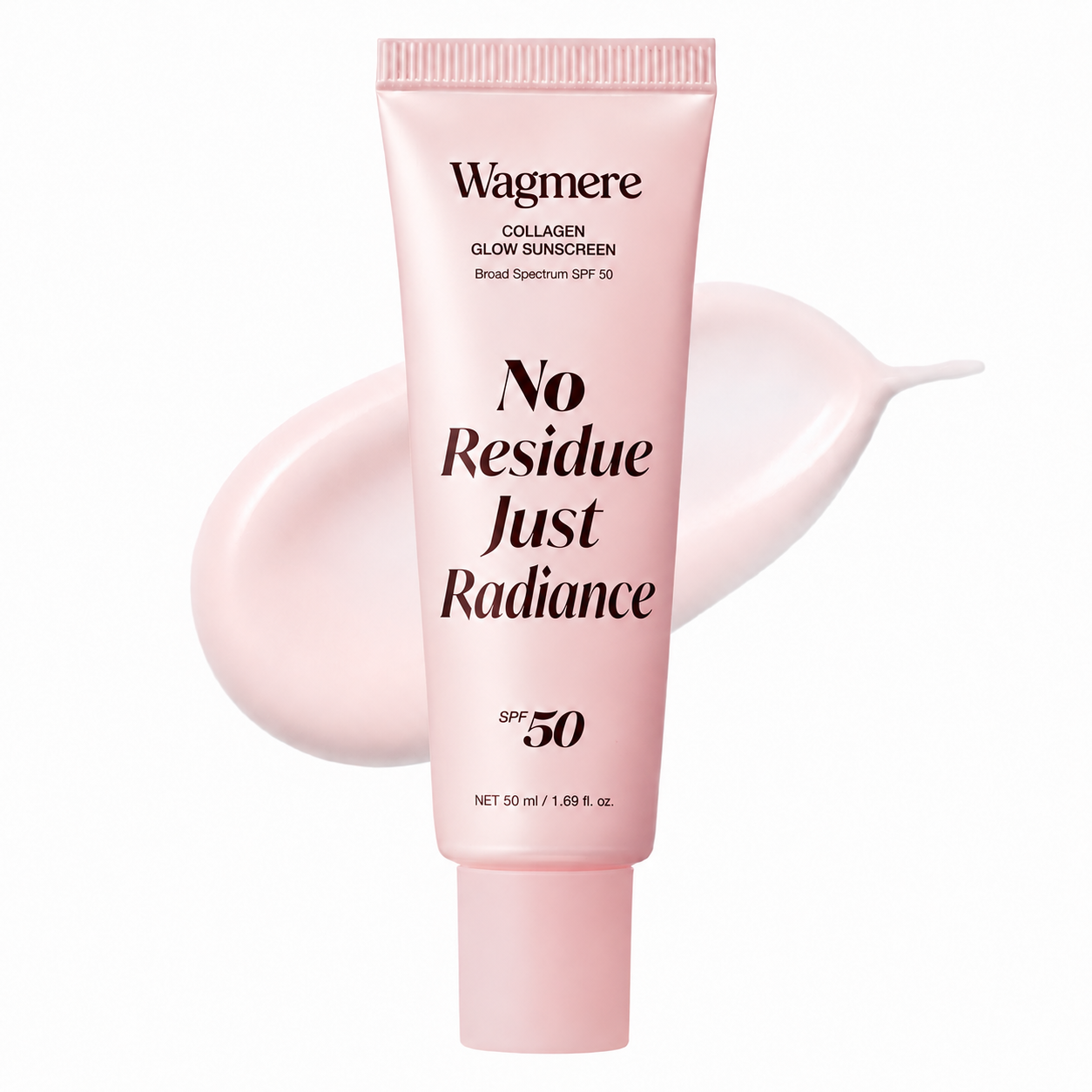 ✨Wagmere No Residue Just Radiance Collagen Sunscreen | 🔥SPF 50 Broad Spectrum Face Sunscreen💗