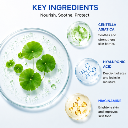 Wagmere Hyaluronic Acid Centella Asiatic Water-Fit Sun Serum💜