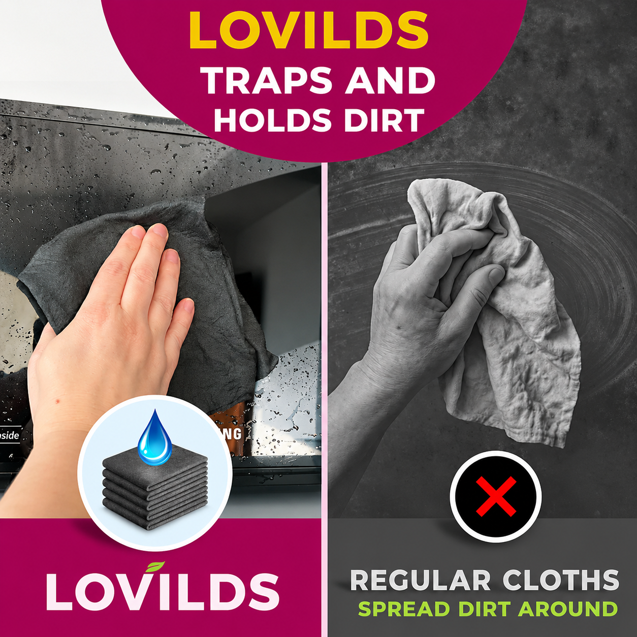 LOVILDS Magic Cleaning Cloth (5-Pack)