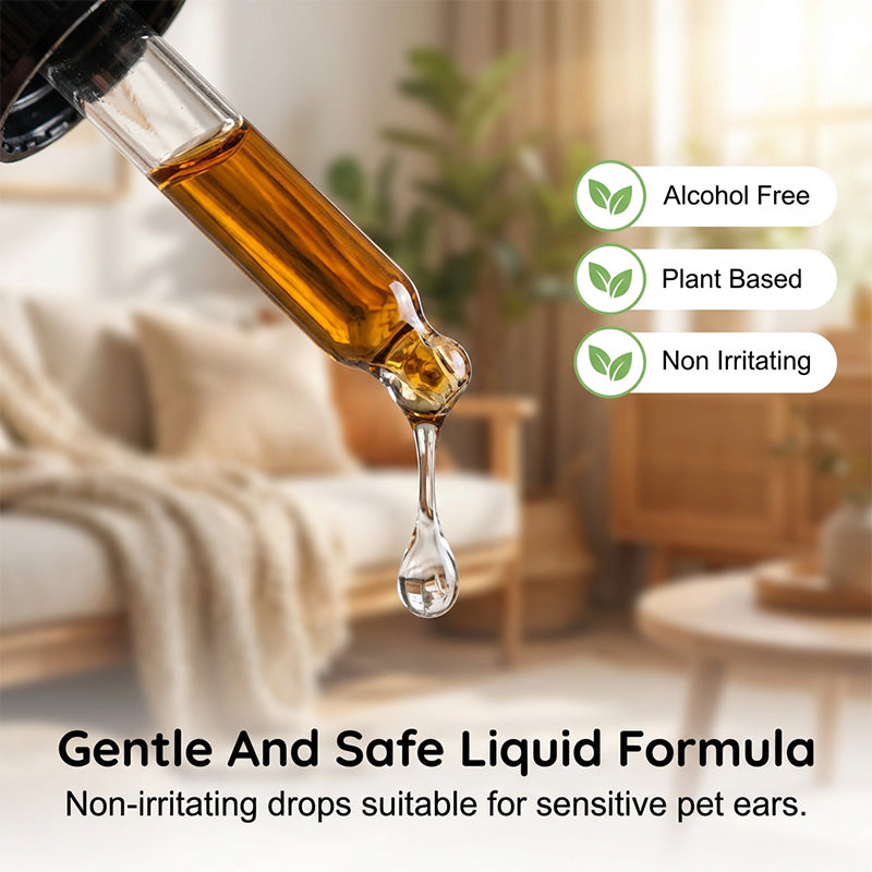 🐶🐱Natural Dog & Cat Ear Drop for Itching & Wax Build-Up