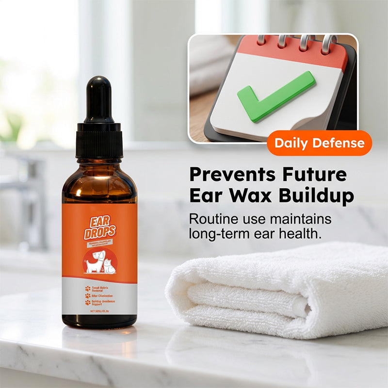 🐶🐱Natural Dog & Cat Ear Drop for Itching & Wax Build-Up