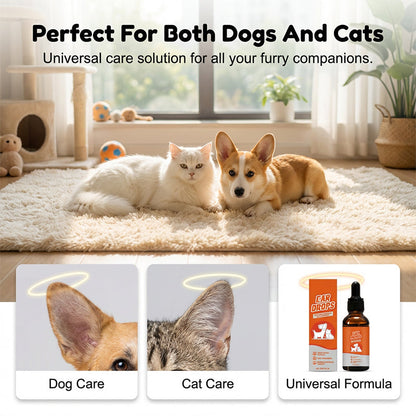 🐶🐱Natural Dog & Cat Ear Drop for Itching & Wax Build-Up