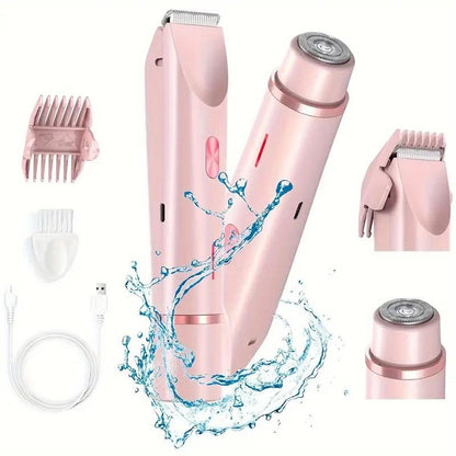 ❤️ LAST DAY PROMOTION - 80% OFF❤️2-in-1 Women’s Electric Shaver – Dual Head Precision Trimmer