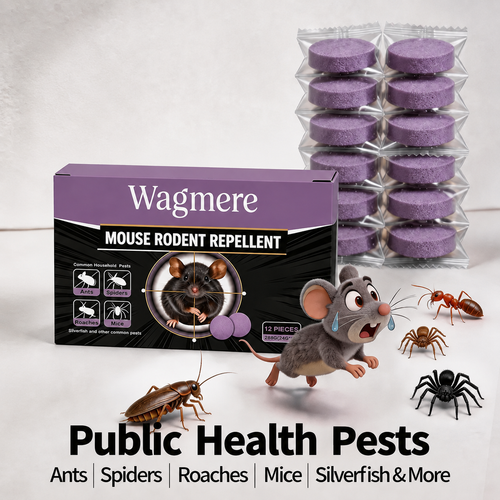 Natural Pest & Rodent Repellent Pucks Long-Lasting Plant-Based Formula 12 Pieces