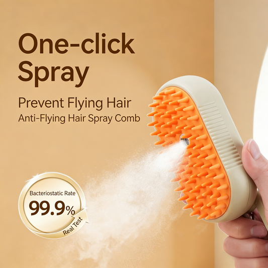 Stop the Hair from Flying — Groom Smarter with LOVILDS™ Steam Brush