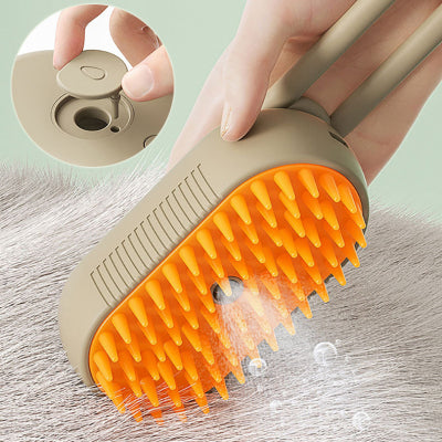 Hate bathing your pet? LOVILDS™ Steam Brush cleans without water. Long-lasting battery, 1 month per charge.