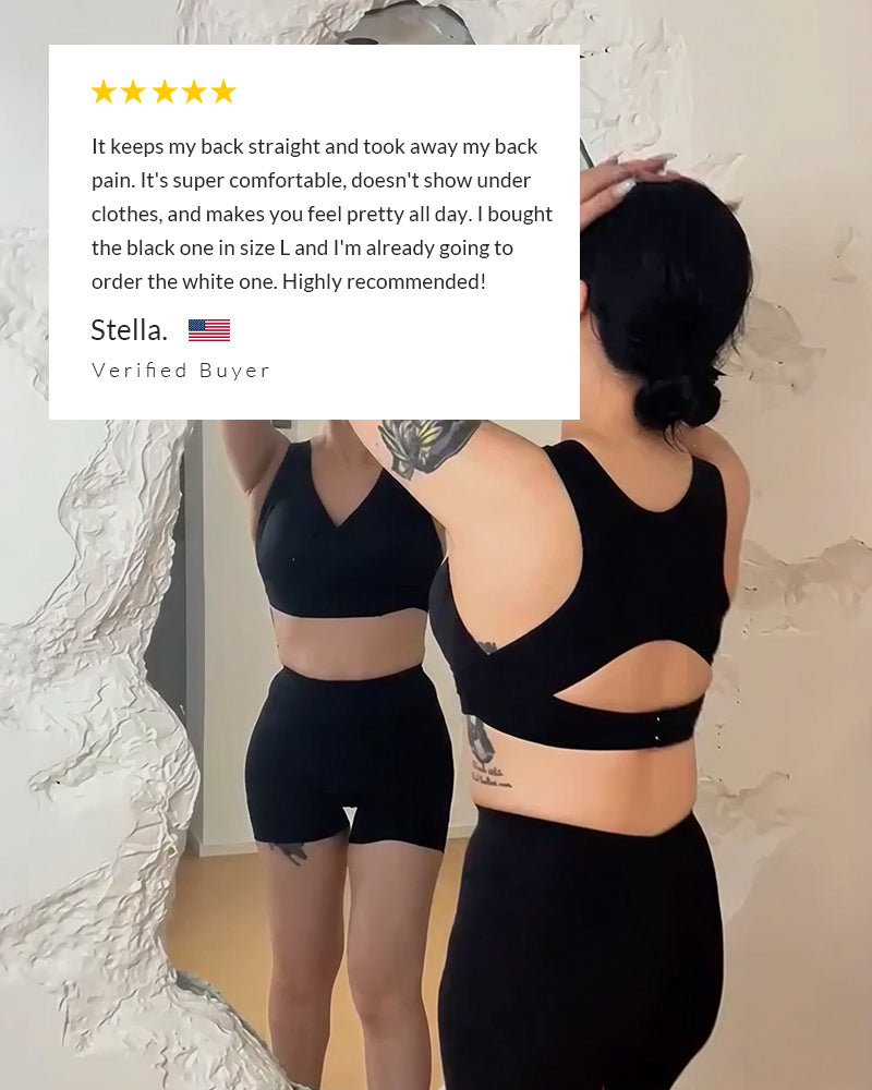 🔥LAST DAY PROMOTION - 50% OFF | Wagmere Front Closure Cross-Back Wireless Posture Bra