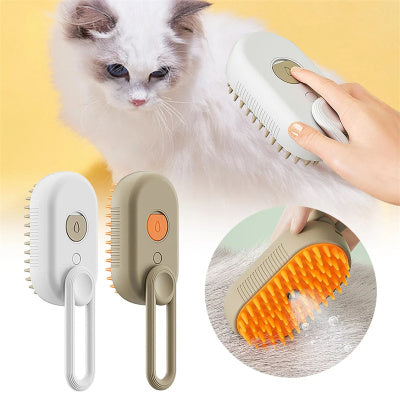 Hate bathing your pet? LOVILDS™ Steam Brush cleans without water. Long-lasting battery, 1 month per charge.