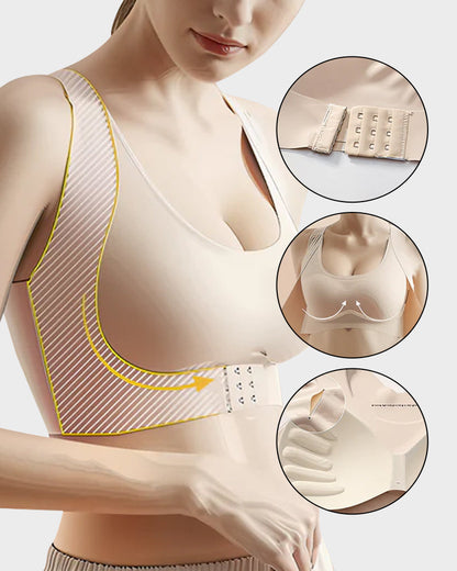 🔥LAST DAY PROMOTION - 50% OFF | Wagmere Front Closure Cross-Back Wireless Posture Bra