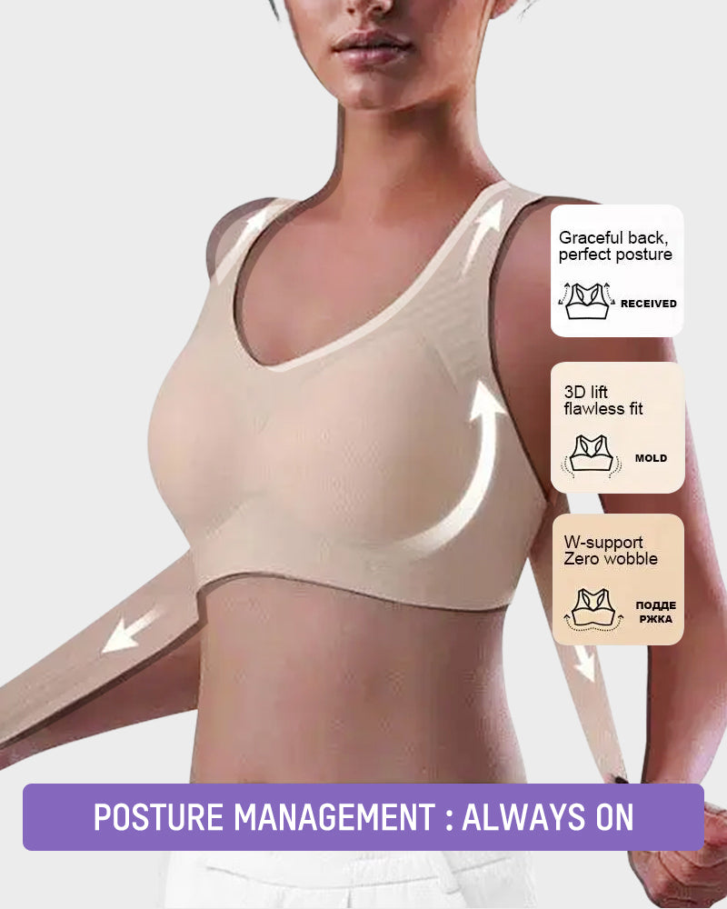 🔥LAST DAY PROMOTION - 50% OFF | Wagmere Front Closure Cross-Back Wireless Posture Bra