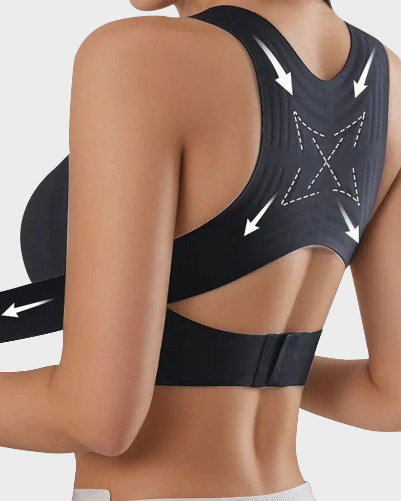 🔥LAST DAY PROMOTION - 50% OFF | Wagmere Front Closure Cross-Back Wireless Posture Bra