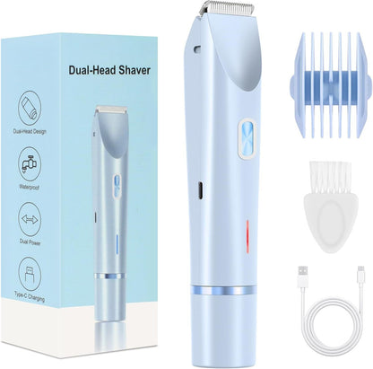 ❤️ LAST DAY PROMOTION - 80% OFF❤️2-in-1 Women’s Electric Shaver – Dual Head Precision Trimmer