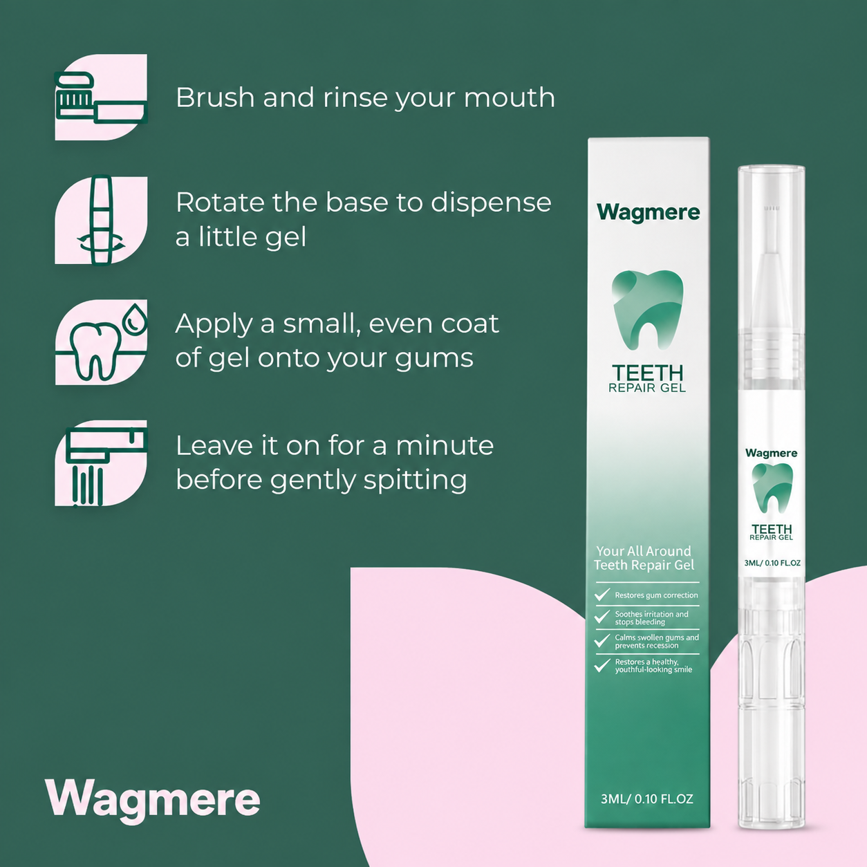 Wagmere Gum Repair Gel Pen