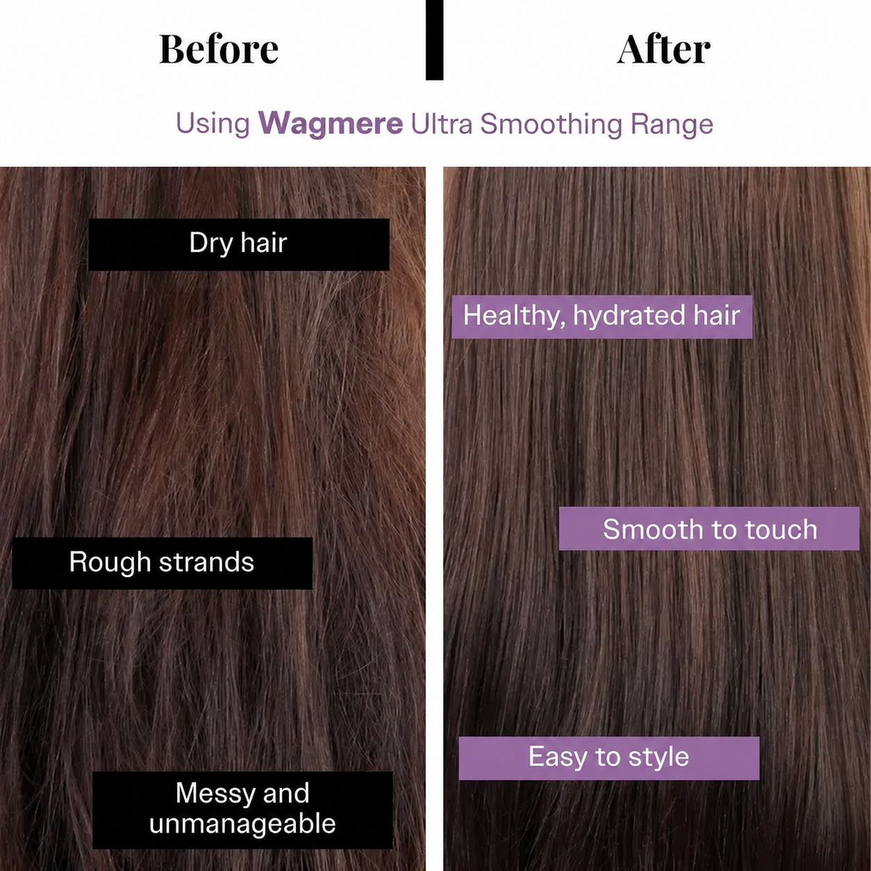 Wagmere Ultra Smoothing Hair Serum – Reduce Frizz & Deep Hydration