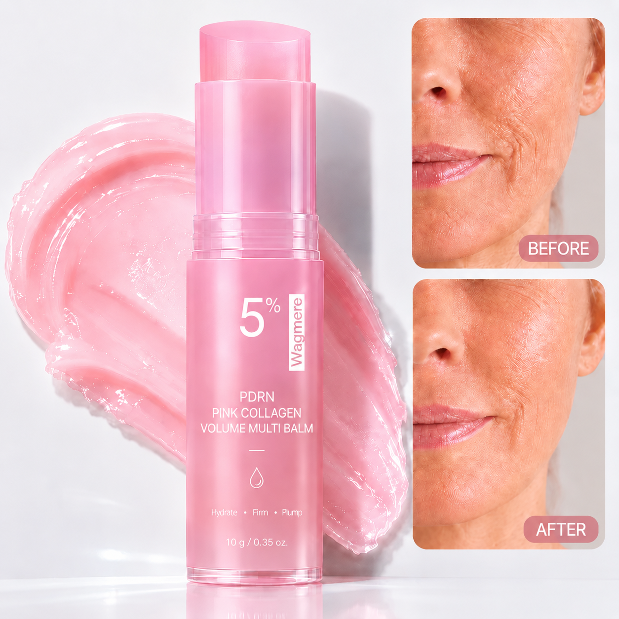 🔥LAST DAY 60% OFF Wagmere Korean Pink CollagenVolume Multi Balm